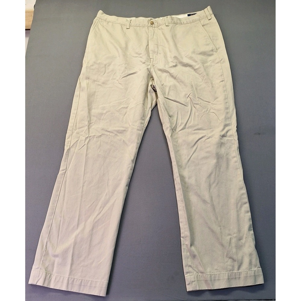 Polo Ralph Lauren Classic Fit Chino Pants Mens 38x30 Tan Khaki Cotton Twill